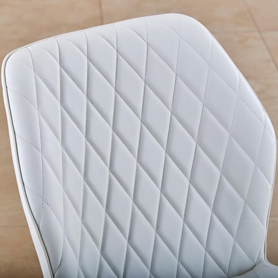 Floyd Set of 2 Faux Leather Dining Chairs - White