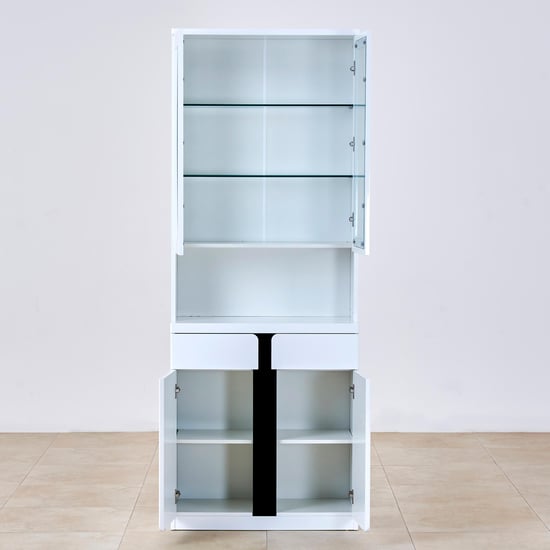Polaris Buffet Hutch - White