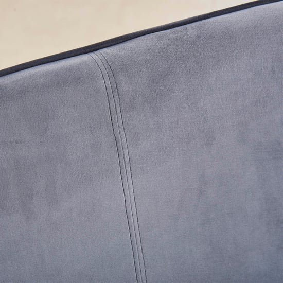 Polaris Velvet Tea Chair - Grey