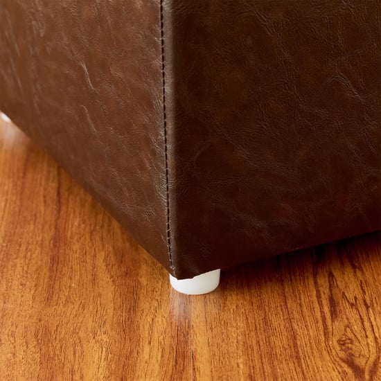 Andaman Nxt Fabric Ottoman with Storage - Brown