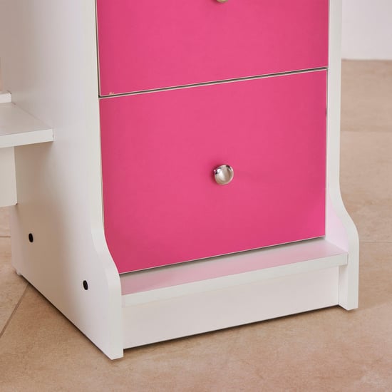 Helios Ciro Kids Computer Table - Pink and White