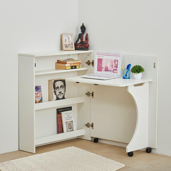 Helios Reynan Folding Study Desk - White