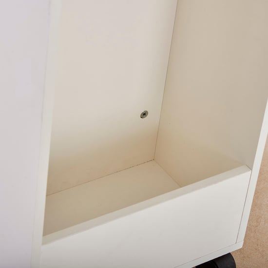 Helios Reynan Portable End Table - White