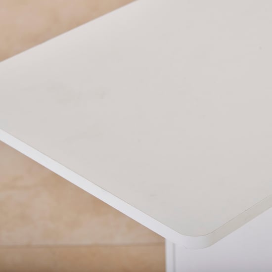 Helios Reynan Portable End Table - White
