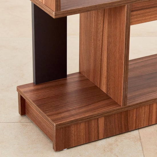 Helios Quadro 3-Tier Book Shelf - Brown