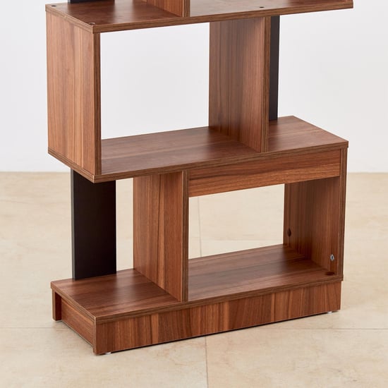 Helios Quadro 3-Tier Book Shelf - Brown