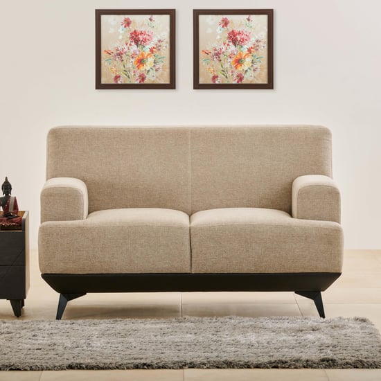 Kiro Fabric 2-Seater Sofa - Beige
