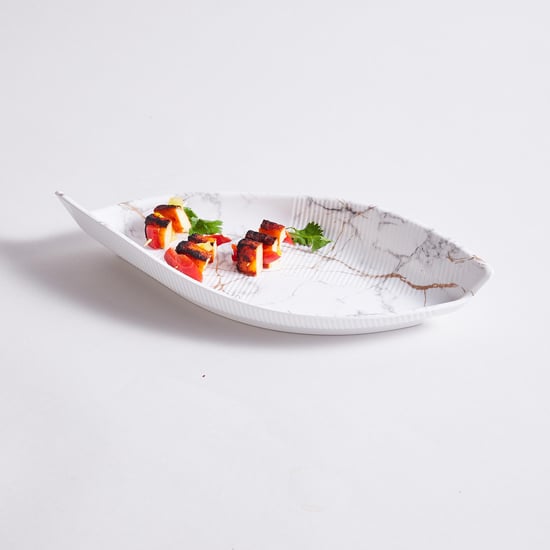 Silvano Melamine Printed Large Platter - 36x16cm