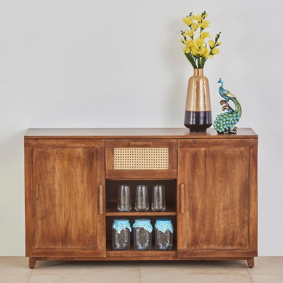 Cane Connection Mango Wood Sideboard - Brown