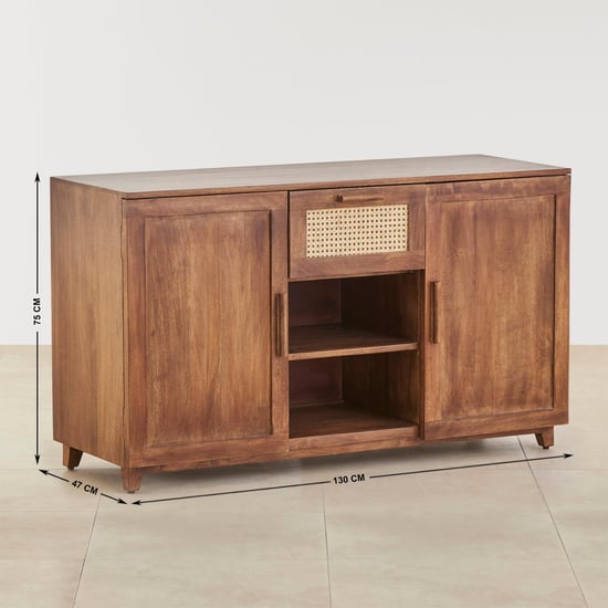Cane Connection Mango Wood Sideboard - Brown