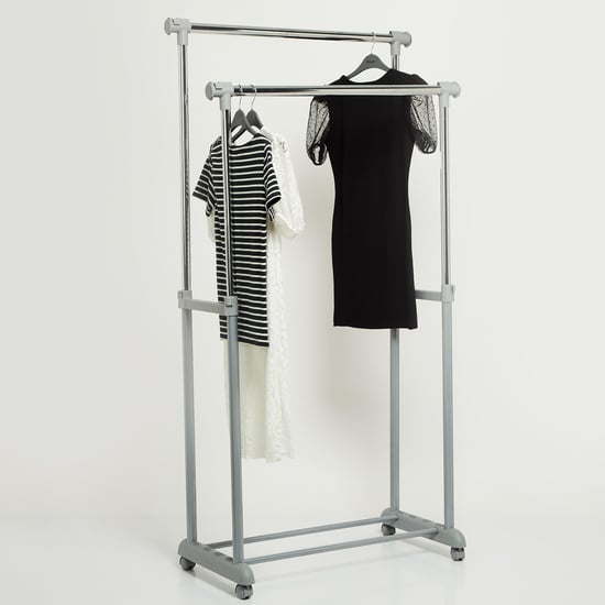 Omnia Stainless Steel Double Garment Rack