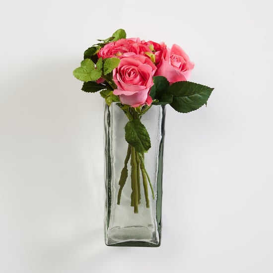 Contour Glass Rectangular Hanging Vase