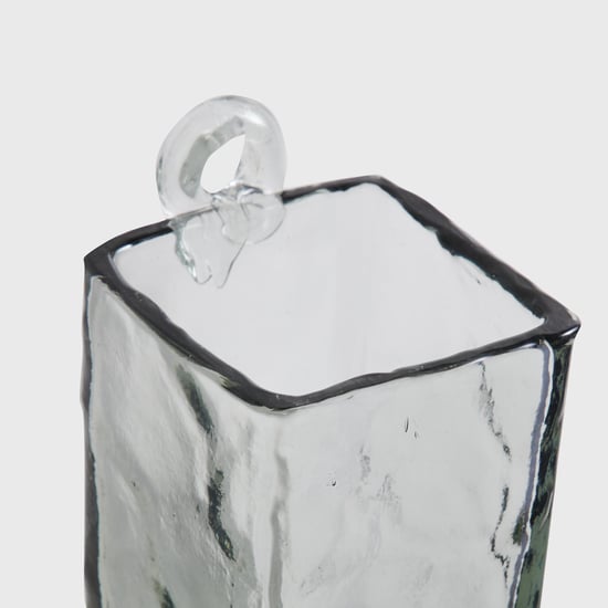 Contour Glass Rectangular Hanging Vase