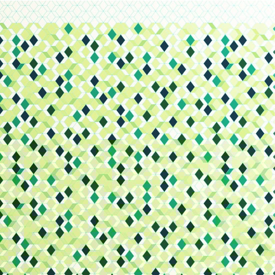 STELLAR HOME Tulip Green Printed Cotton Queen Bedsheet Set - 3Pcs - 224x240cm