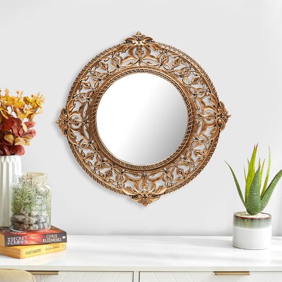 Corsica Reflection Round Queen Mirror - 46.3cm