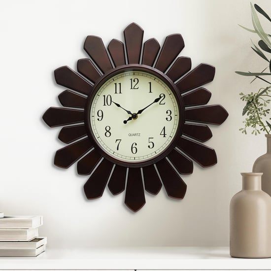 Corsica Telsa Flower Wall Clock - 39.4cm