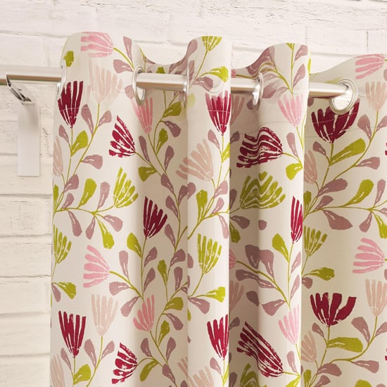 My Room Set of 2 Printed Semi-Blackout Door Curtains
