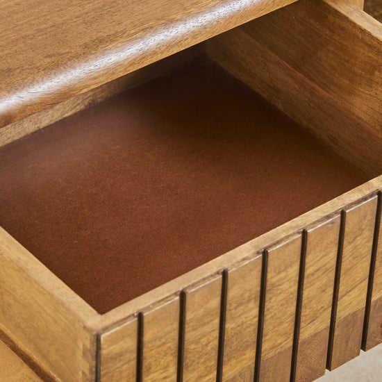 Olivia Mango Wood TV Unit - Brown