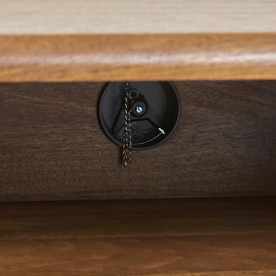 Olivia Mango Wood TV Unit - Brown