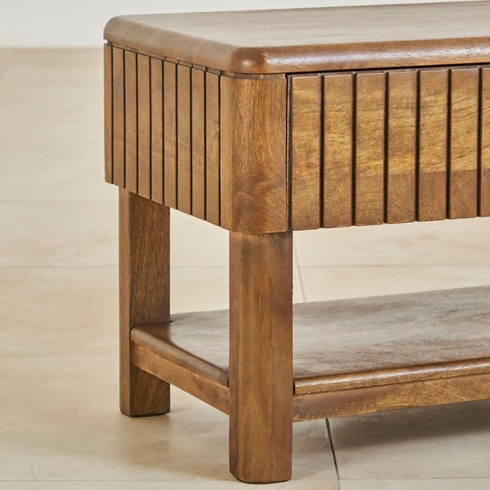 Olivia Mango Wood TV Unit - Brown