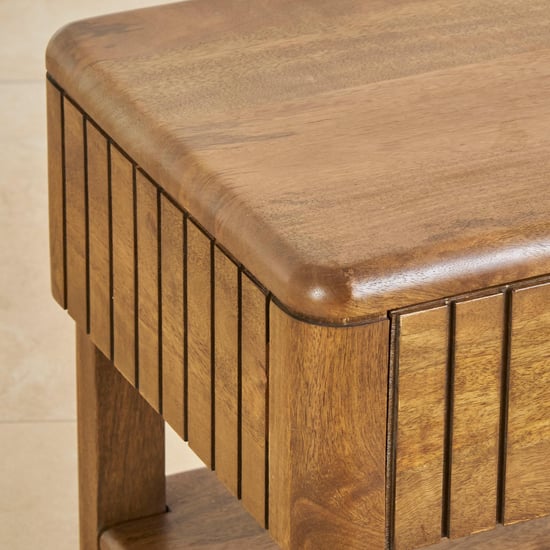 Olivia Mango Wood TV Unit - Brown