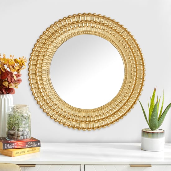 Corsica Reflection Round Decorative Mirror - 54cm