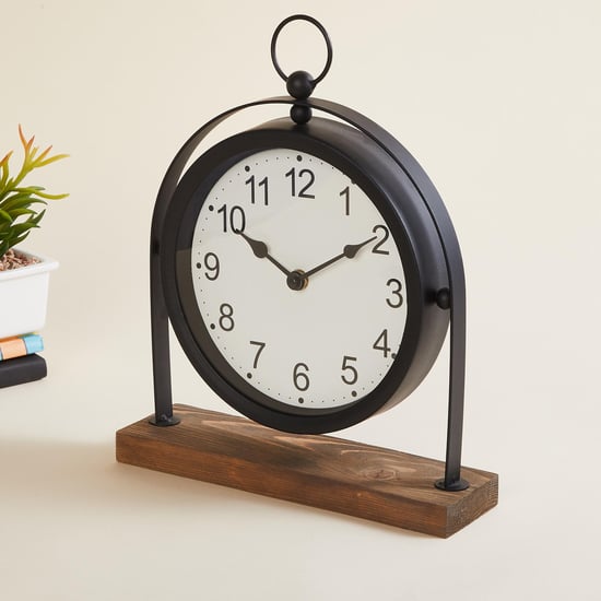 Corsica Metal Table Clock - 32x25.5cm