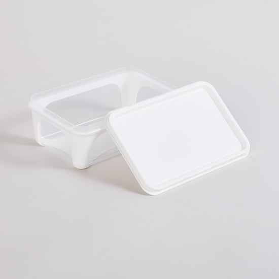 Fiesta White Storage Container with Lid - Set of 3
