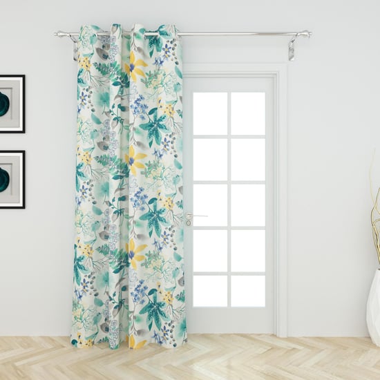 Lavish Printed Light Filtering Door Curtain