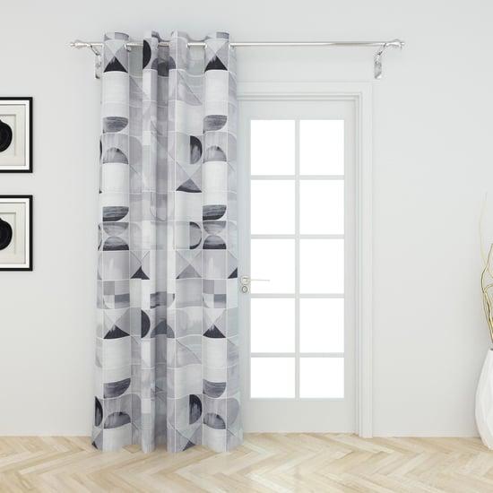 Lavish Printed Semi-Blackout Door Curtain