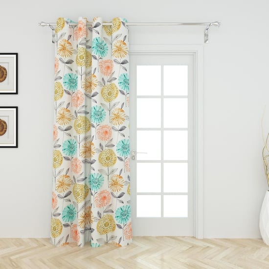 Lavish Printed Light Filtering Door Curtain