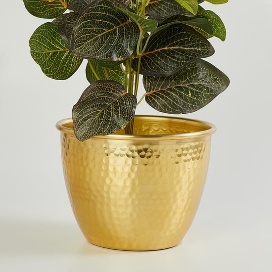 Corsica Eden Metal Hammered Planter