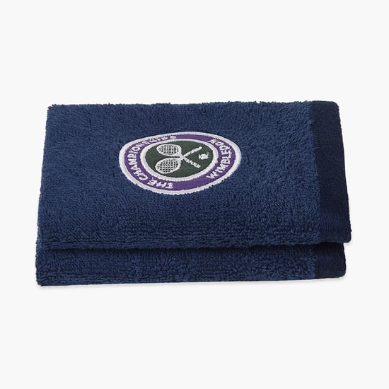 SPACES Wimbledon Set of 2 Cotton Face Towels - 30x30cm