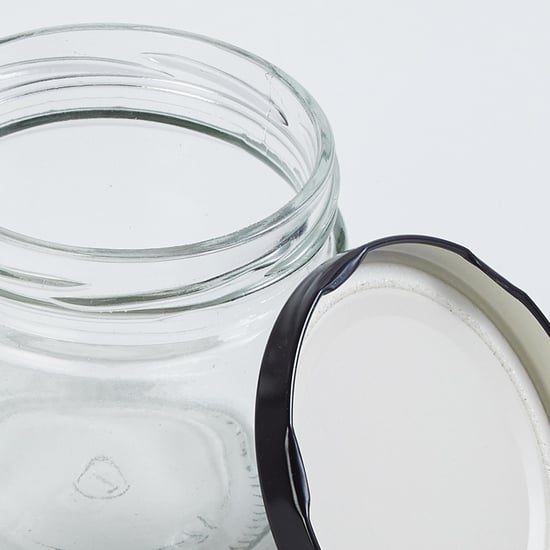 Tuscany Set of 4 Glass Jars - 350ml