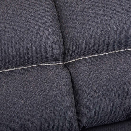 Helios Clary Fabric 3-Seater Right Corner Sofa with Chaise - Grey