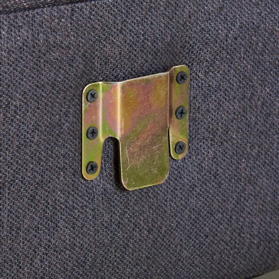 Helios Clary Fabric 3-Seater Right Corner Sofa with Chaise - Grey