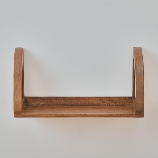 Cane Connection Mango Wood Wall Shelf - Brown