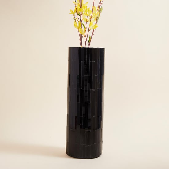 Splendid Glass Mosaic Cylindrical Vase