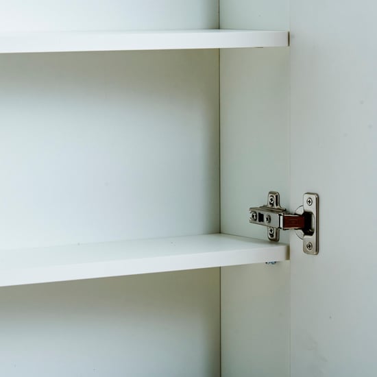 Polaris Dresser Mirror with Drawer - White