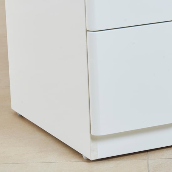 Polaris Dresser Mirror with Drawer - White