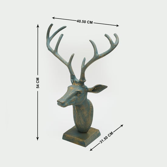 Splendid Metal Reindeer Figurine