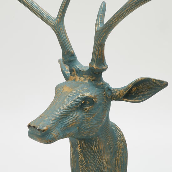Splendid Metal Reindeer Figurine