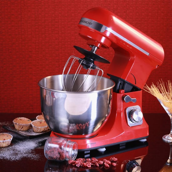 WONDERCHEF Crimson Red Metal Stand Mixer