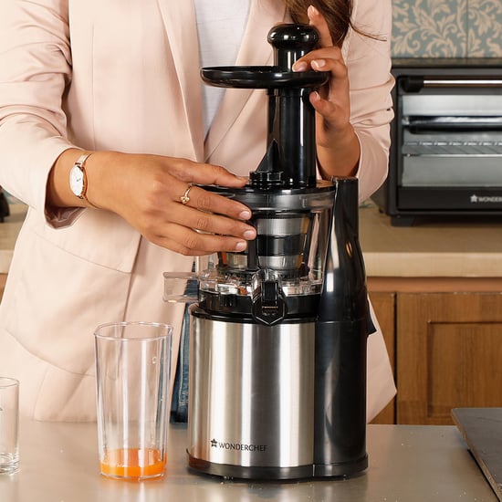 WONDERCHEF Black Stainless Steel Cold Press Juicer