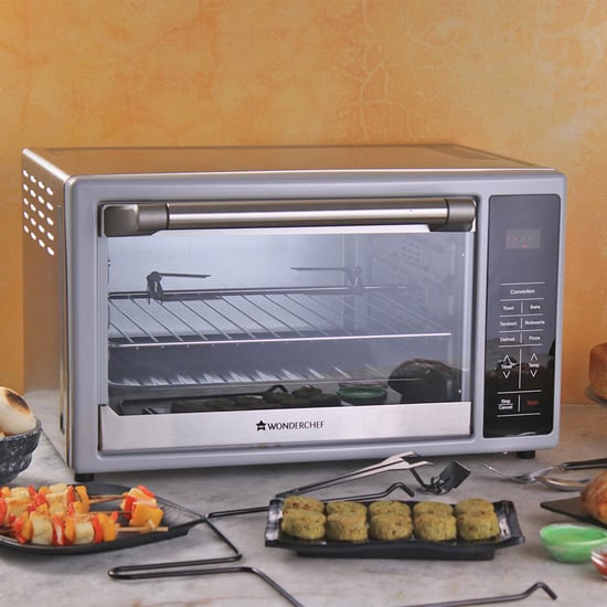 WONDERCHEF Prato Silver Stainless Steel Oven Toaster Griller - 30L