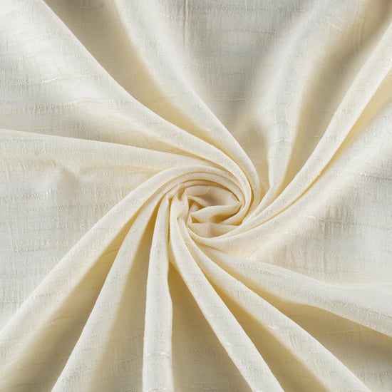 DECO WINDOW Silk Beige Semi-Blackout Door Curtain - 106.68 x 228.6cm - Set of 2