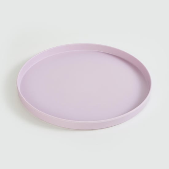 Soulful Pastels Purple Solid Melamine Dinner Plate - 28cm