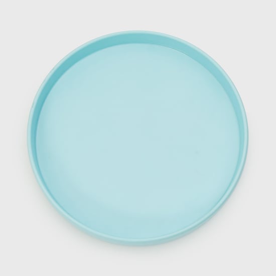 Soulful Pastels Blue Solid Melamine Side Plate - 16cm