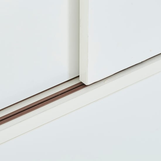 Polaris Halo Queen Bed with Headboard and Box Storage - White