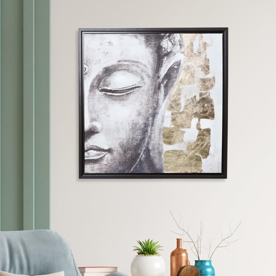 Artistry Buddha Wood Picture Frame - 80x80cm